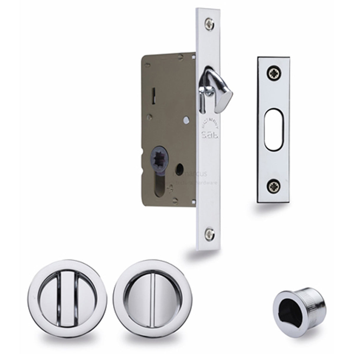 SLIDE FLUSH HANDLE LOCK D57 PCP