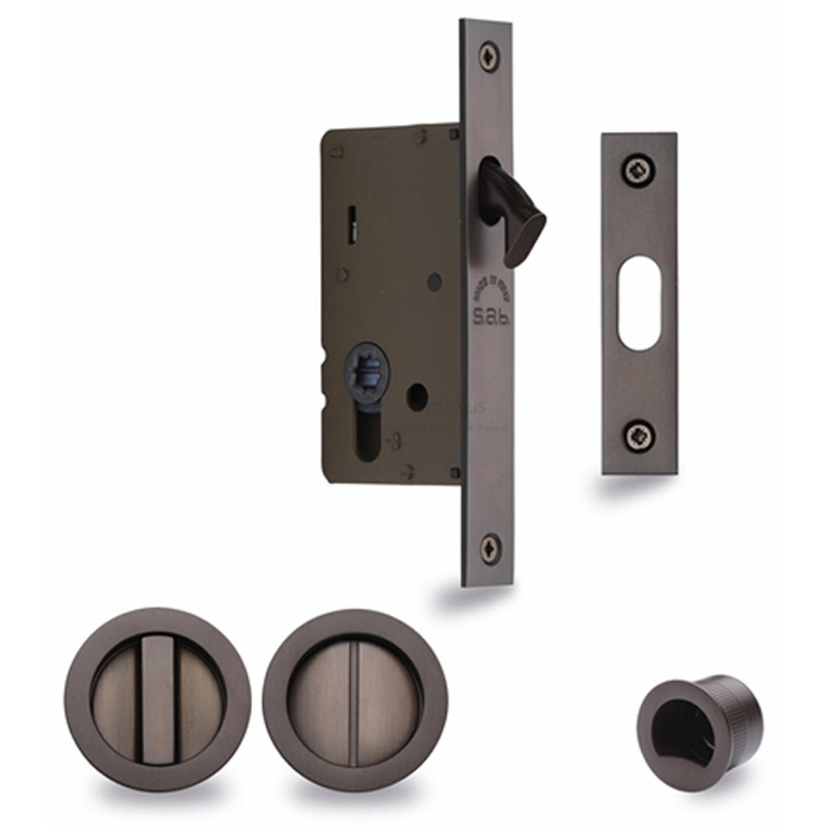 SLIDE FLUSH HANDLE LOCK D57 MBZ