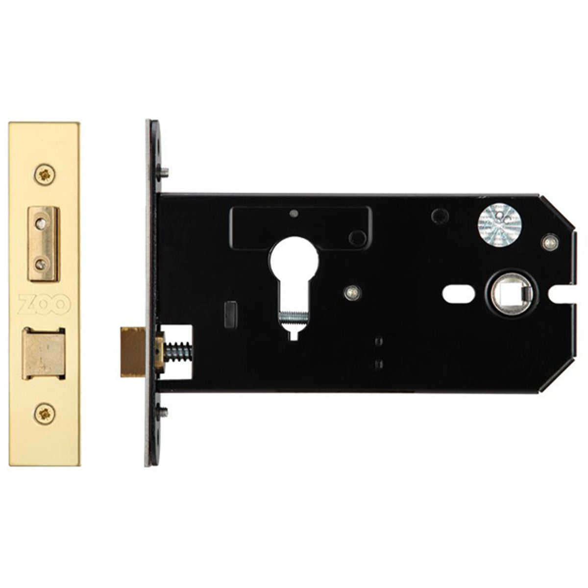 ZUK EURO HORIZONTAL LATCH BS127 PVD