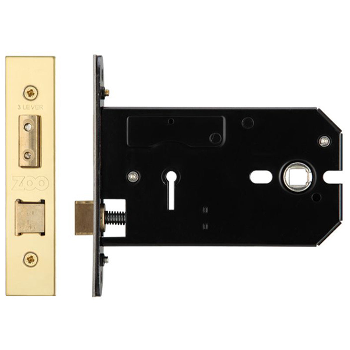 ZUK 3LEVER HORIZ LOCK BS102 PVD