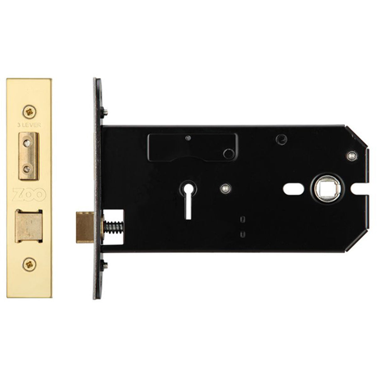 ZUK 3LEVER HORIZ LOCK BS152 PVD