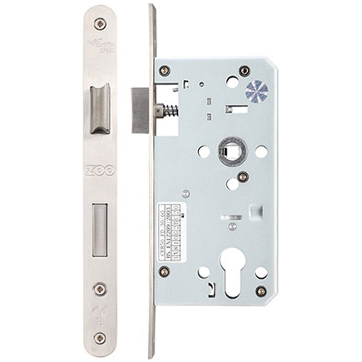 ZDL NIGHT LATCH RAD BS55 72 SSS