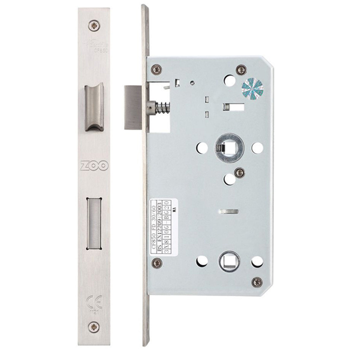 ZDL BATH LOCK SQU BS60 78 SSS