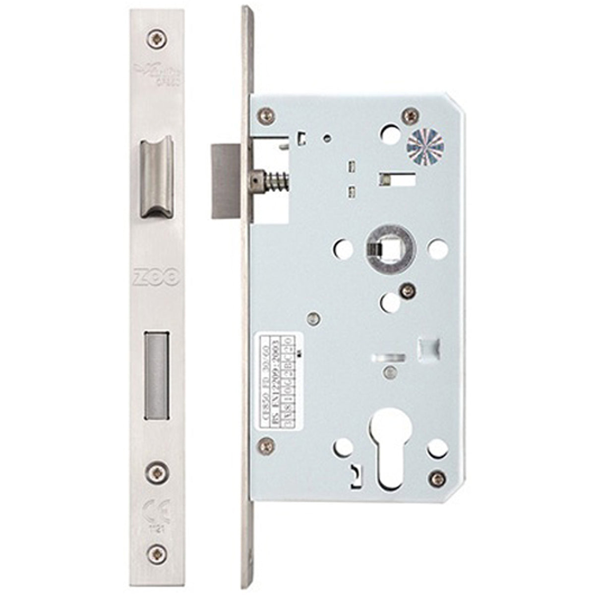 ZDL EURO SASH LOCK SNG SQU BS60 72