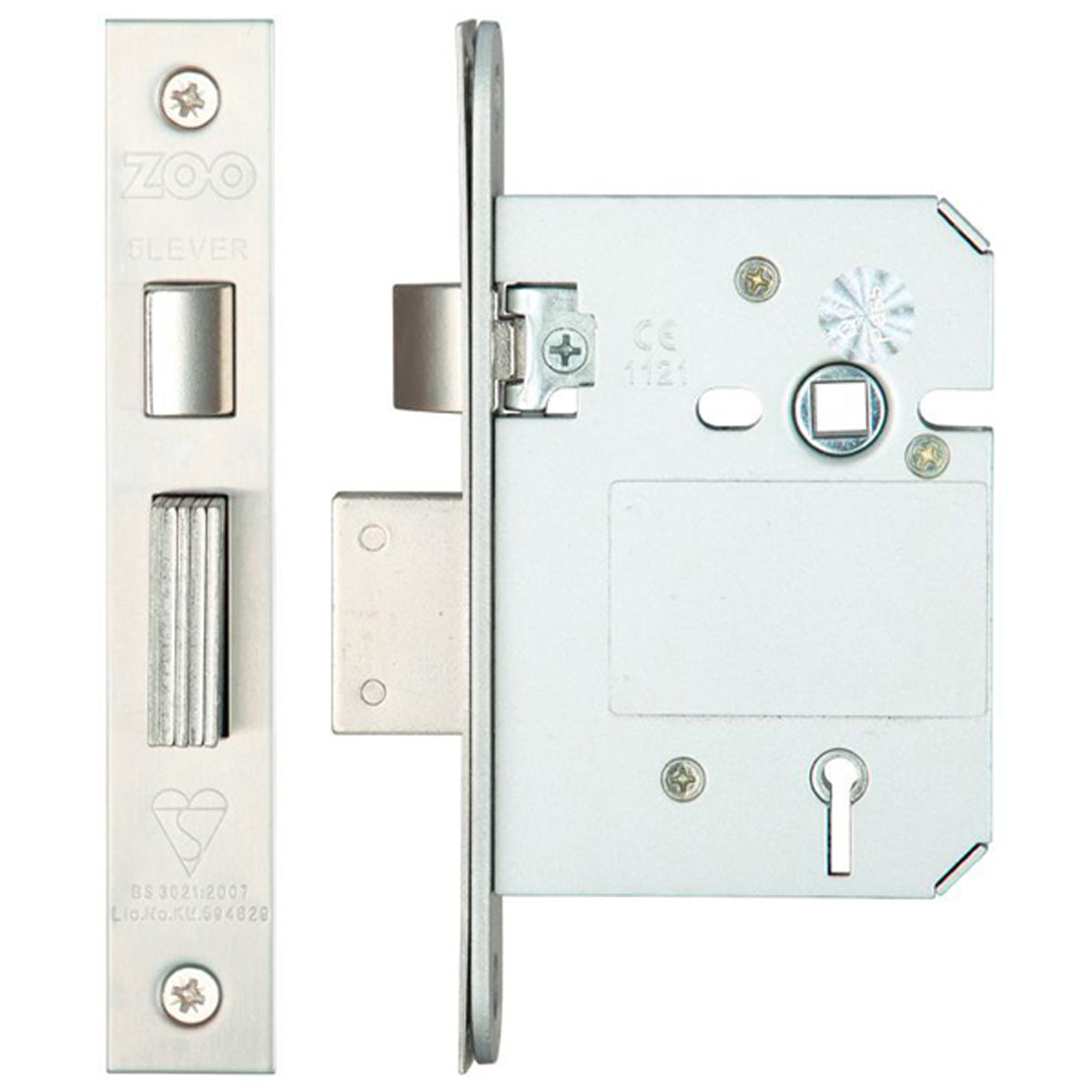 ZUK 5LEVER SASH LOCK BS57 SSS KA