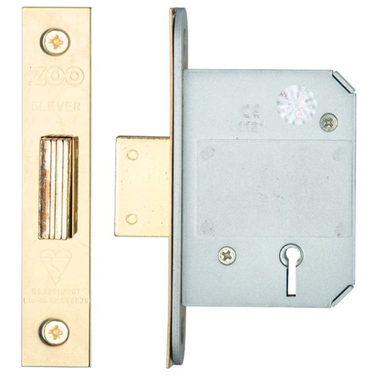 ZUK 5LEVER DEAD LOCK BS45 PVD