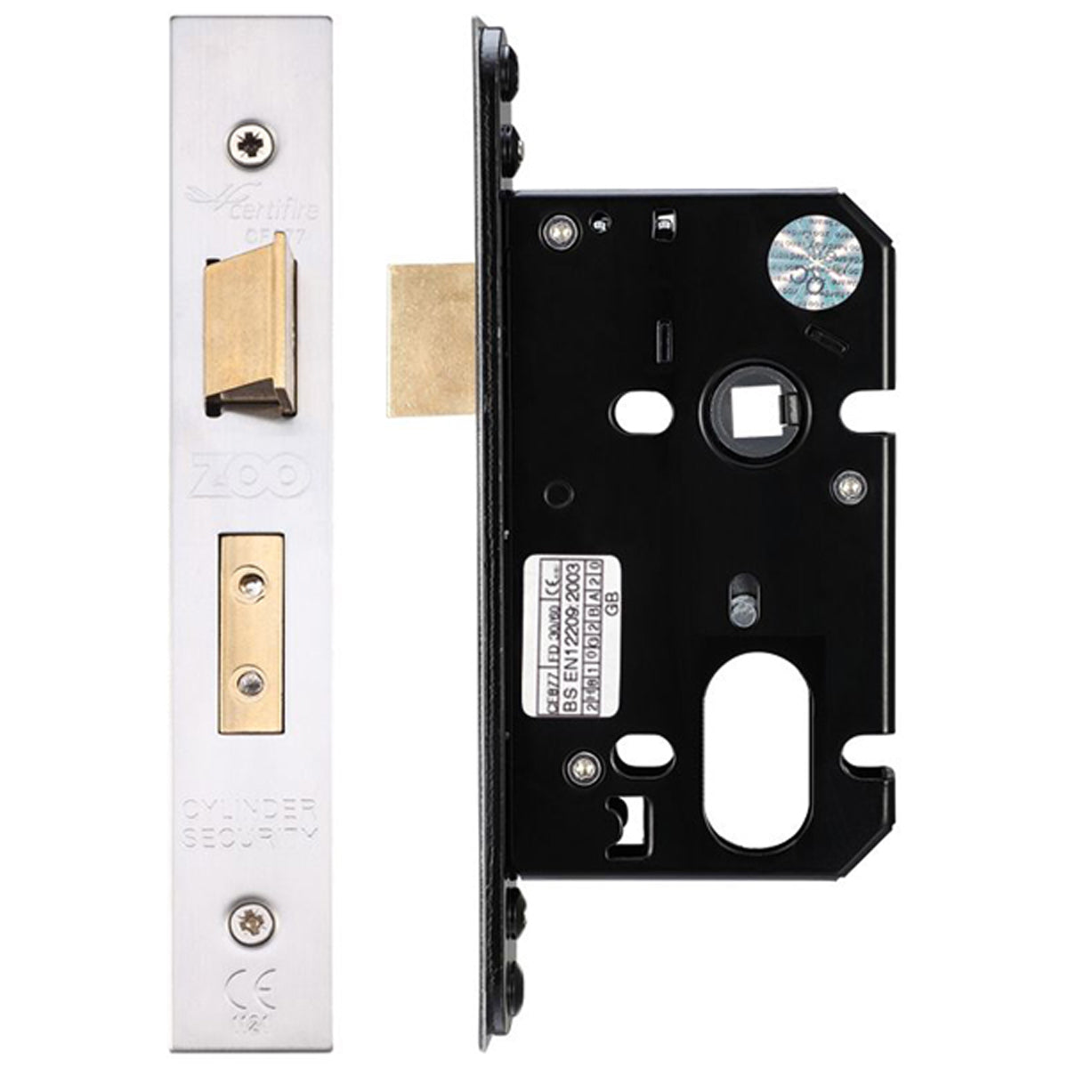 ZUK OVAL SASH LOCK BS45 SSS