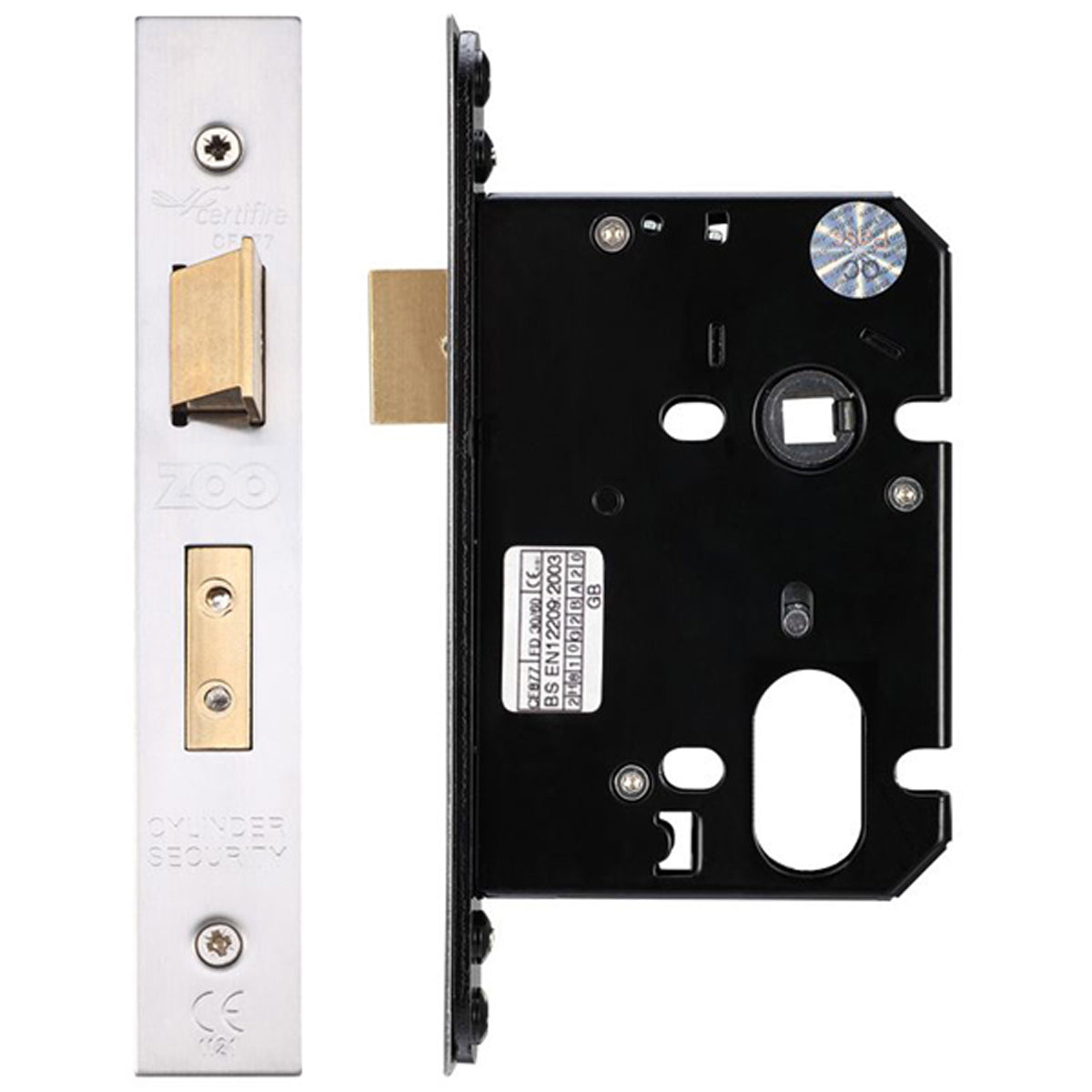 ZUK OVAL SASH LOCK BS57 SSS