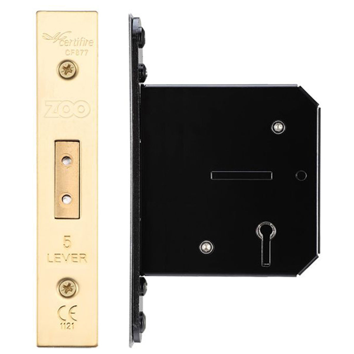 ZUK 5LEVER DEAD LOCK BS57 PVD KA