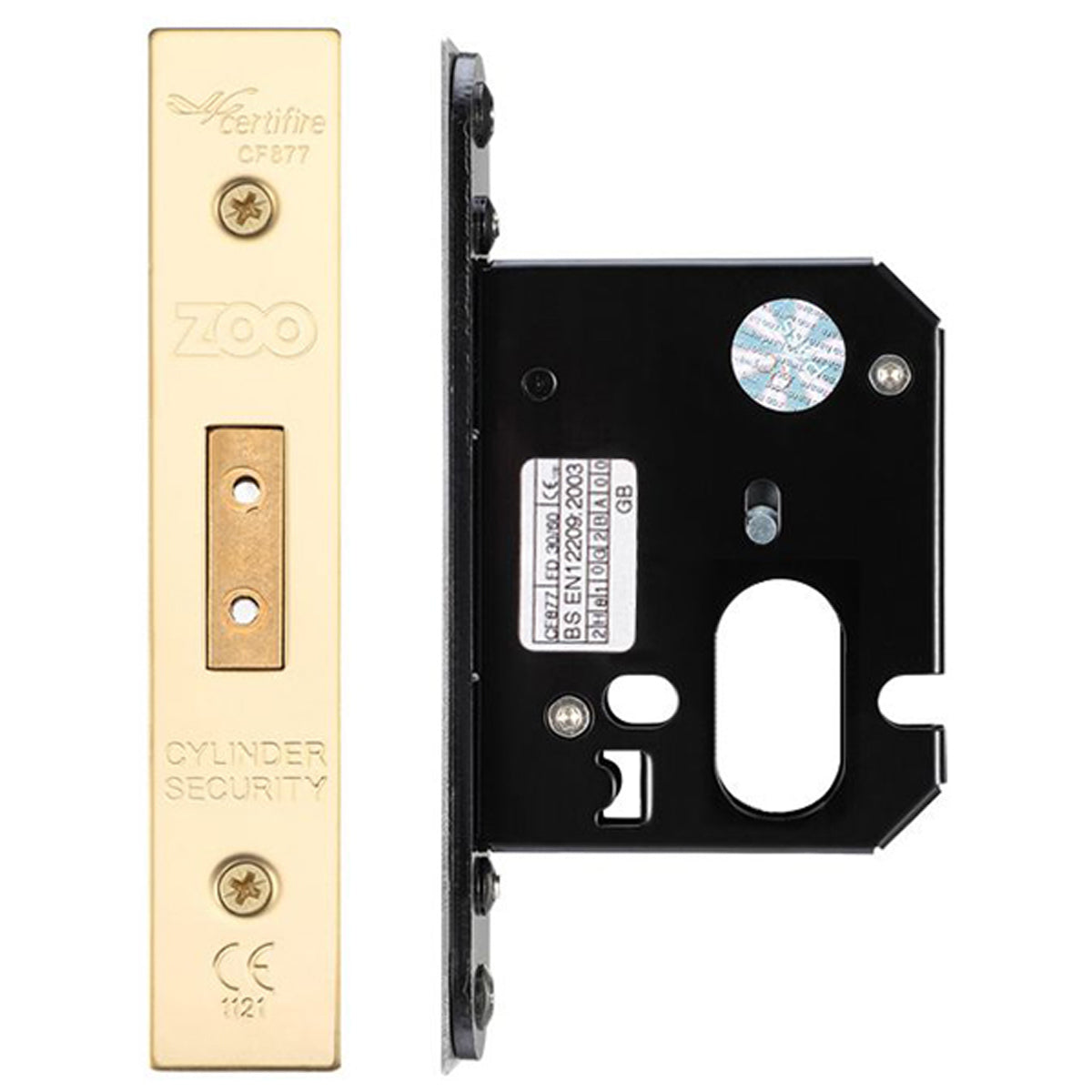 ZUK OVAL DEAD LOCK BS45 PVD