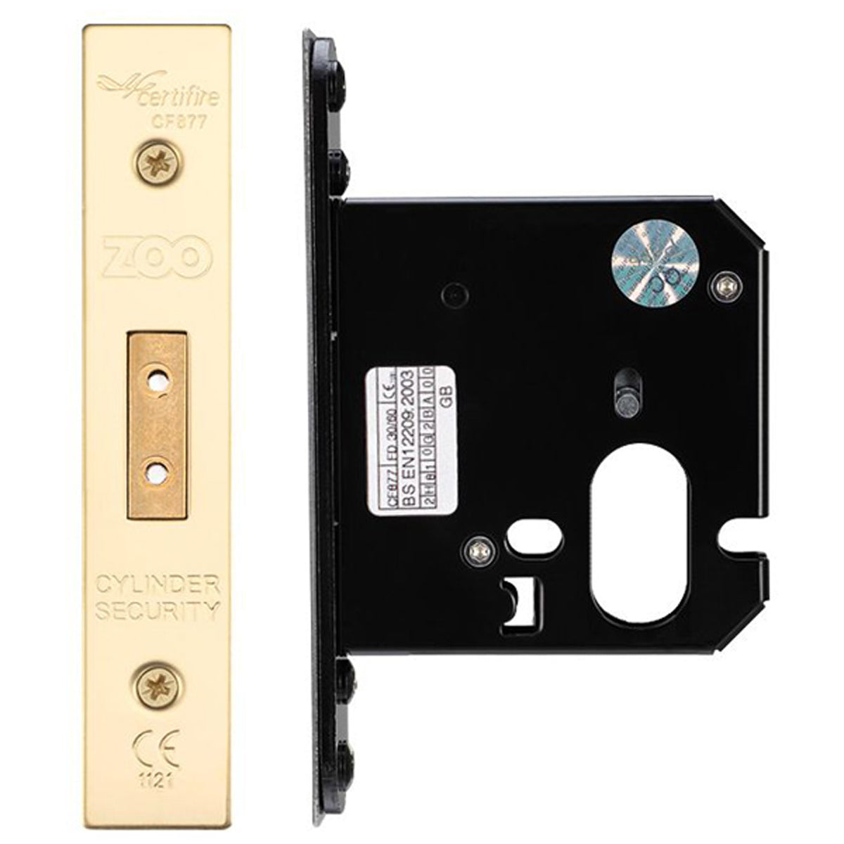 ZUK OVAL DEAD LOCK BS57 PVD