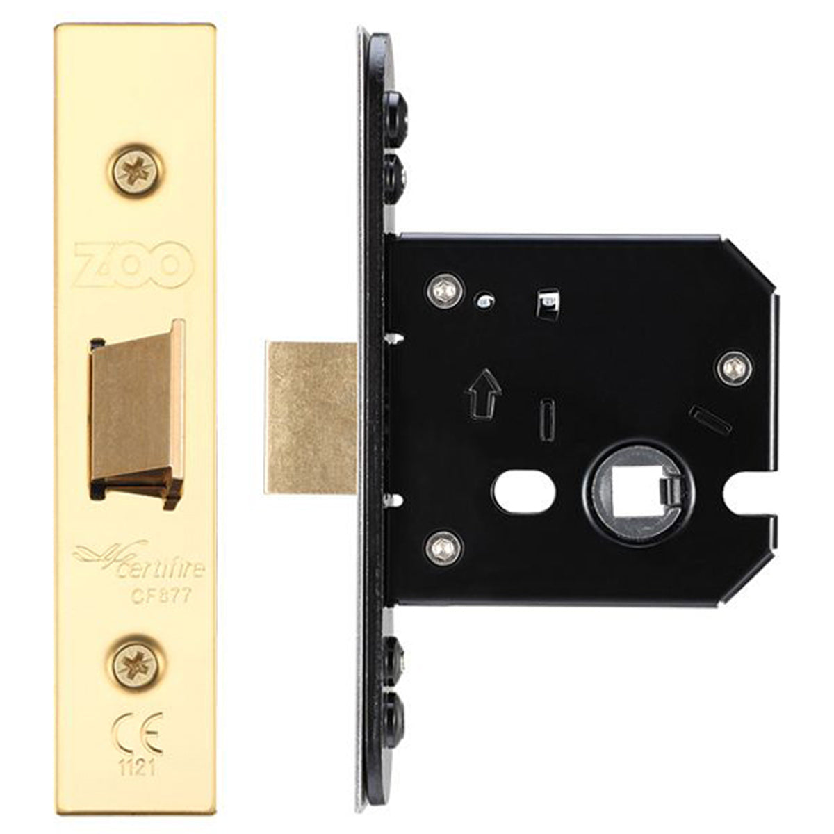 ZUK FLAT LATCH BS45 PVD
