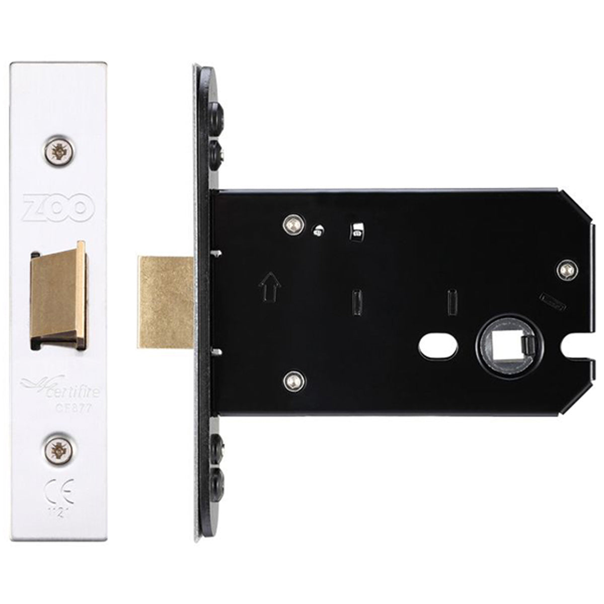 ZUK FLAT LATCH BS82 SSS