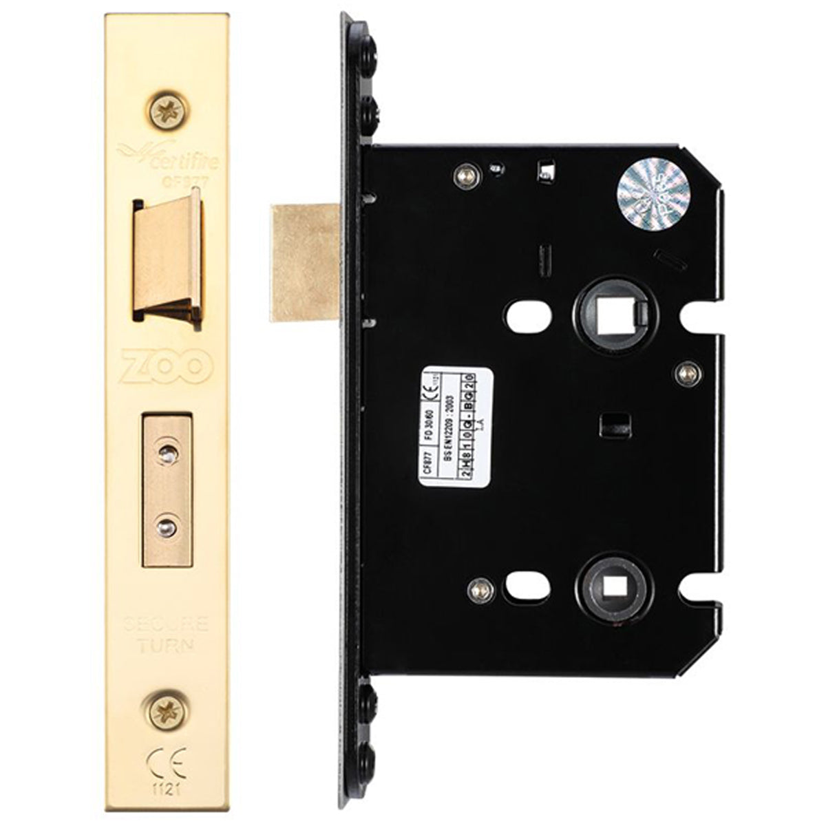 ZUK BATHROOM LOCK BS57 PVD