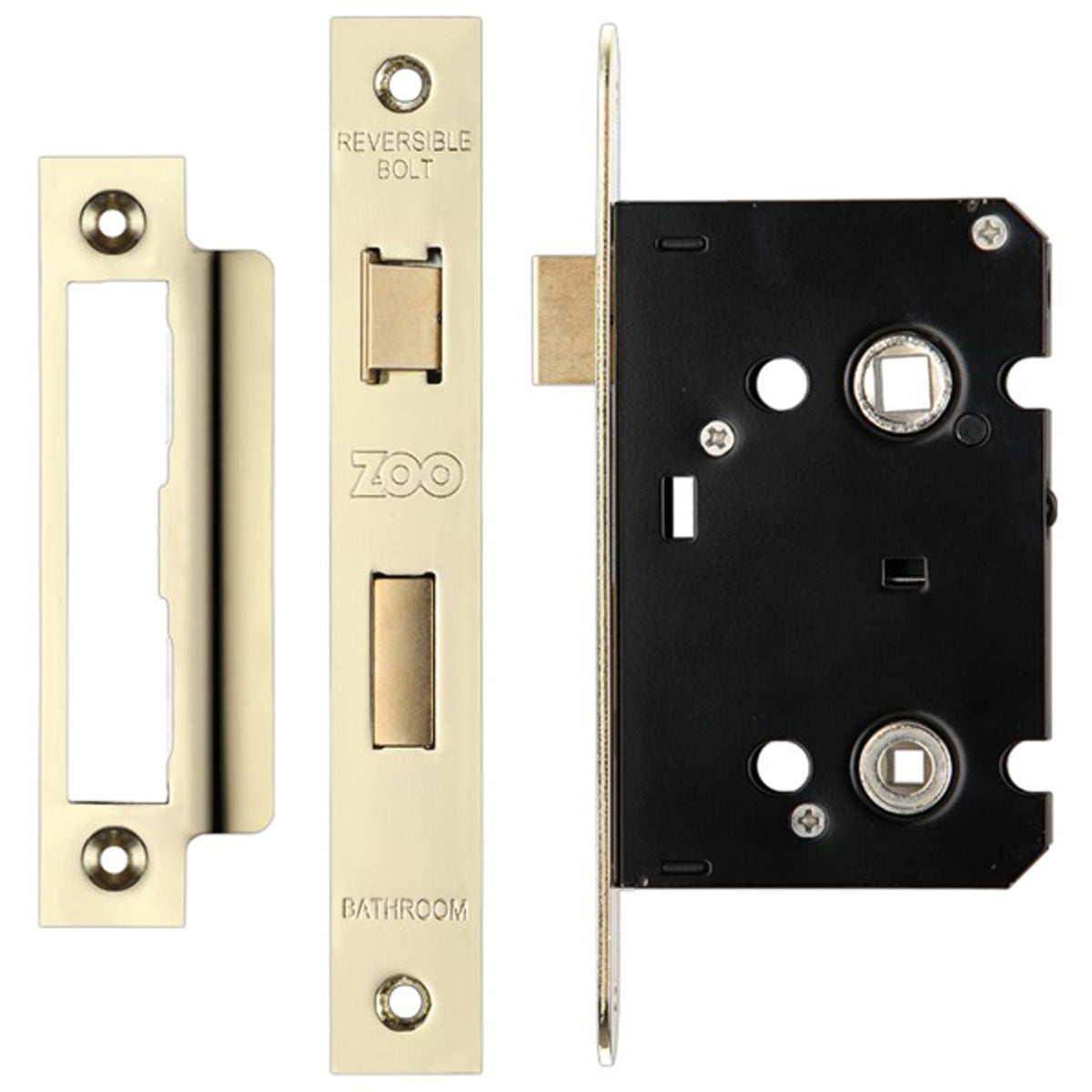 ZBC CONTRACT BATH LOCK BS45 SQU PVD