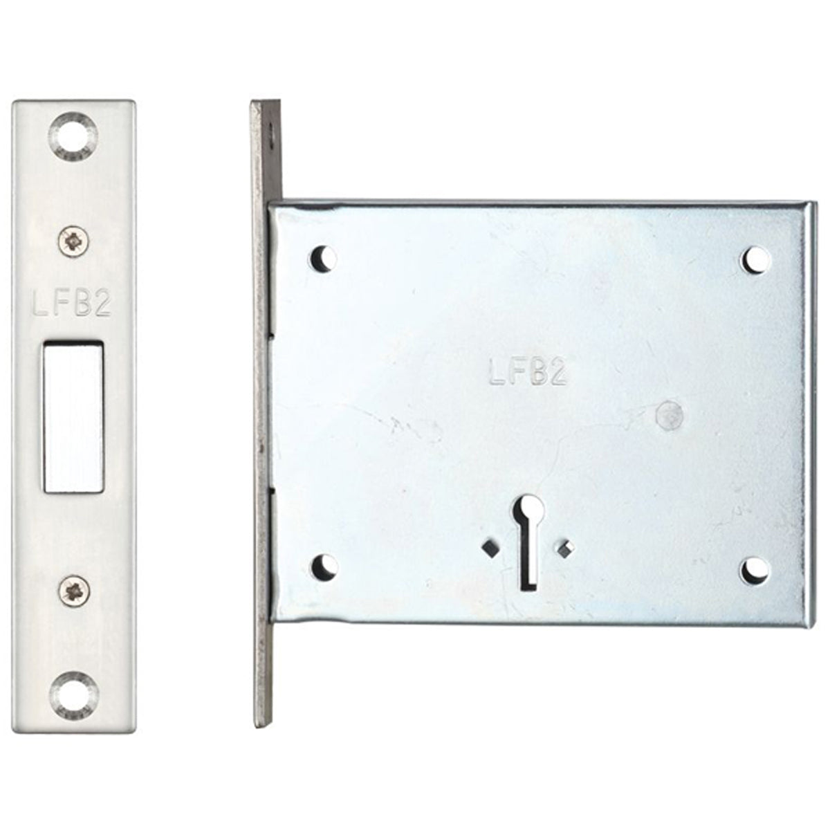 ZFB2 LFB MORTICE DEAD LOCK SSS