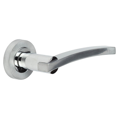 JEDO DUAL MODENA LEVER HANDLE+ROSE D50x129x62 PCP/SCP JV780PCSC