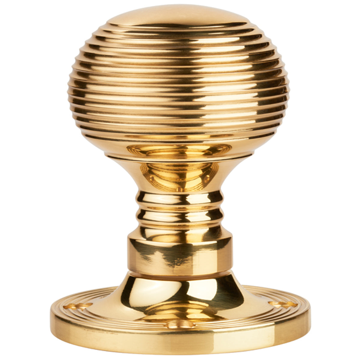 QUEEN ANNE MORTICE KNOB D61 RIM PBR