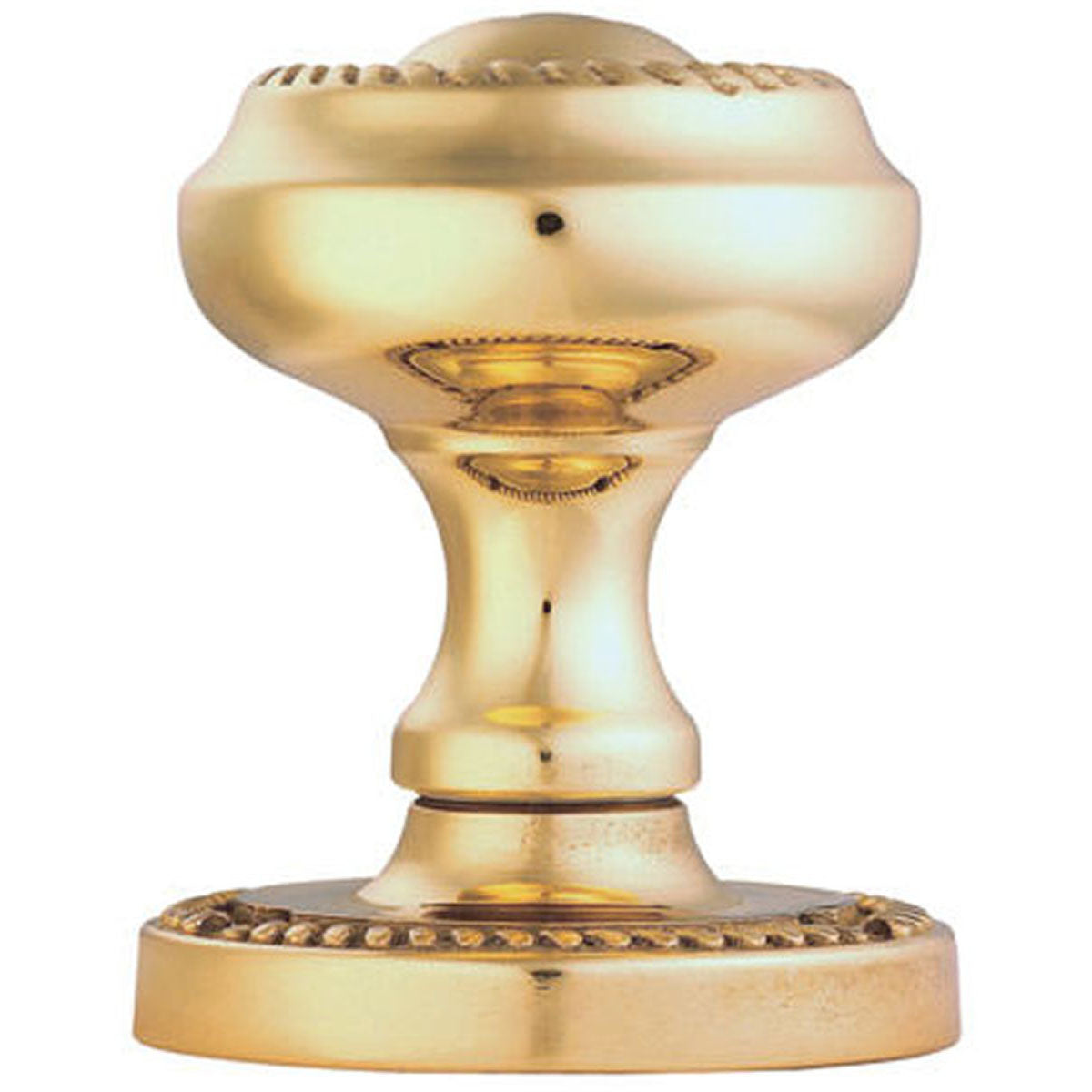 GEORG ROUND MORTICE KNOB D60 PBR FG4 by CARLISLE BRASS