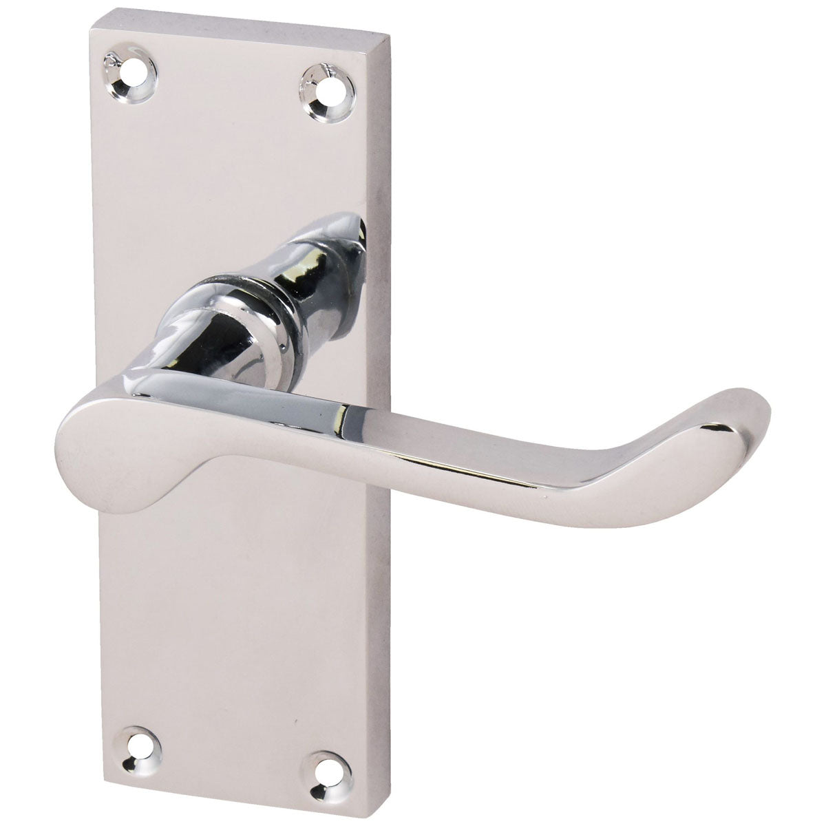 ECLIPSE PICASSO VICTORIAN SCROLL LEVER HANDLE+BACKPLATE LATCH 114x42 PCP PR by FRISCO UK SALES LTD