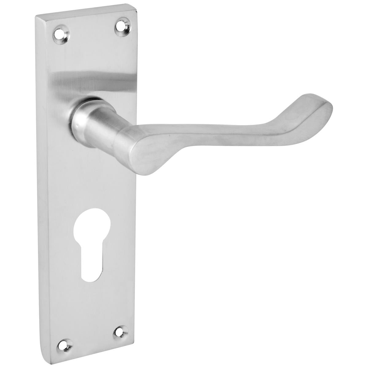 ECLIPSE PICASSO VICTORIAN SCROLL LEVER HANDLE+BACKPLATE EURO 148x42 SCP PR