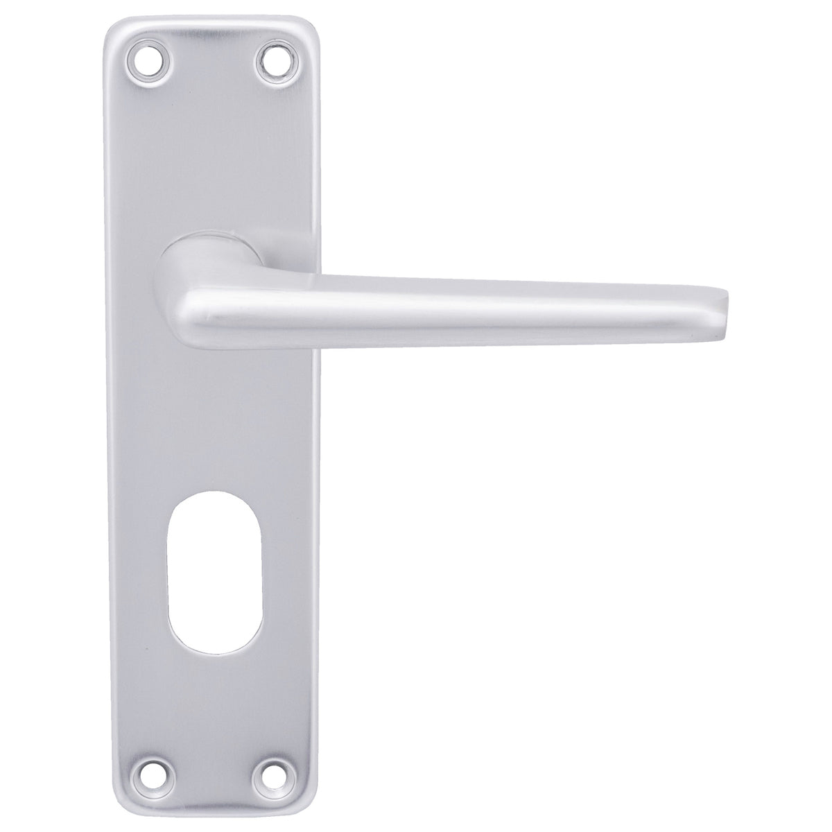 ECLIPSE 2000 SERIES LEVER HANDLE+BACKPLATE OVAL 154x40 SAA by FRISCO UK SALES LTD