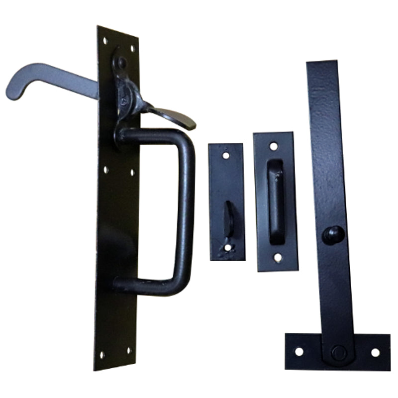 SUFFOLK LATCH 200x76.2 BLK
