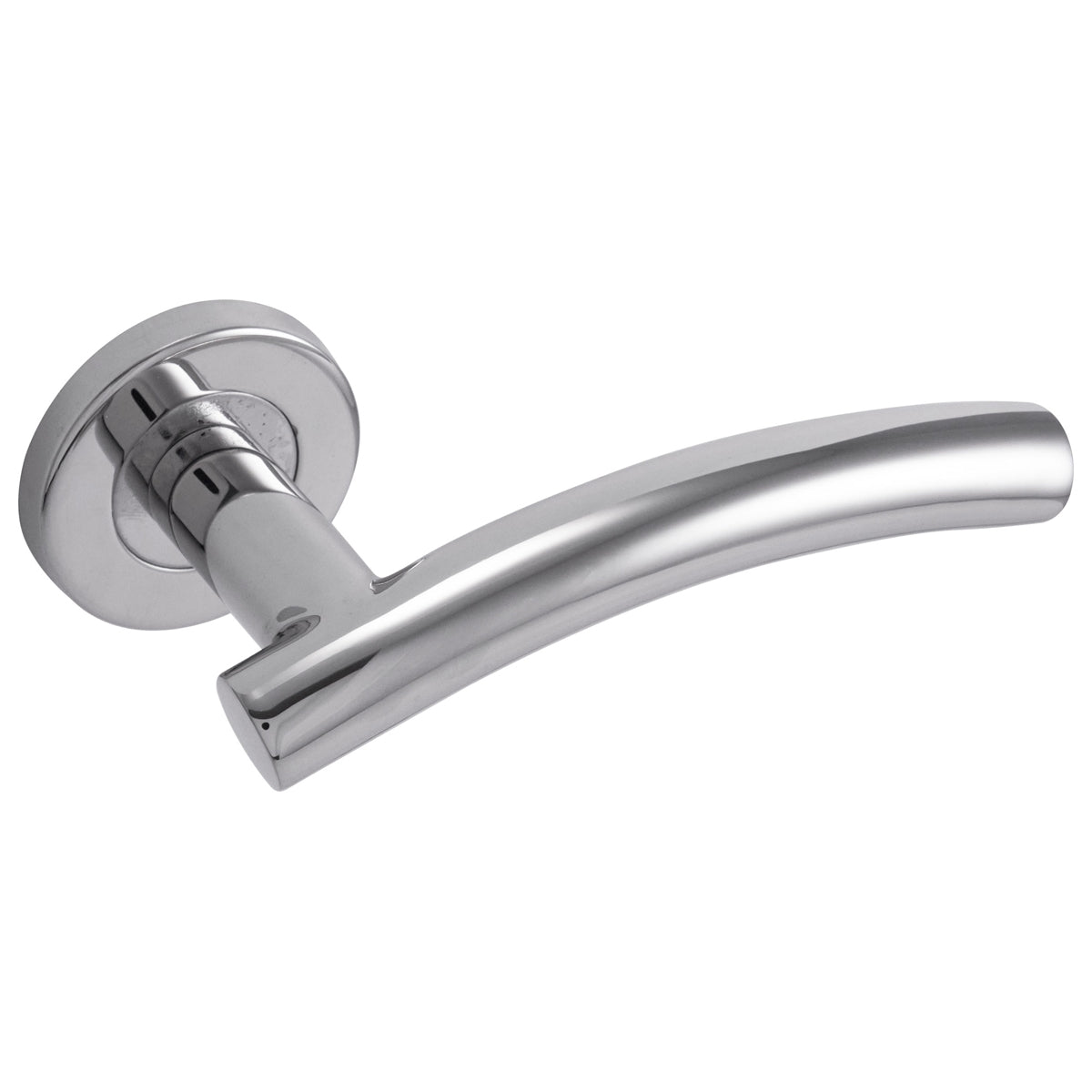 ECLIPSE ARCHED LEVER HANDLE+ROSE D52x140x58 PSS by FRISCO UK SALES LTD