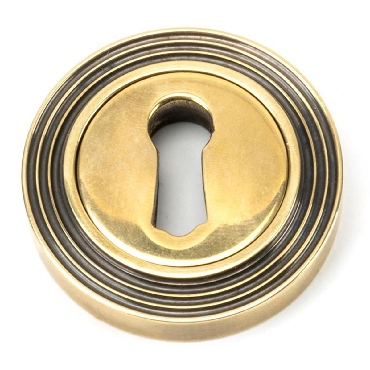 ESCUTCHEON ROUND CNC BEEHIVE 53x8 AGBR