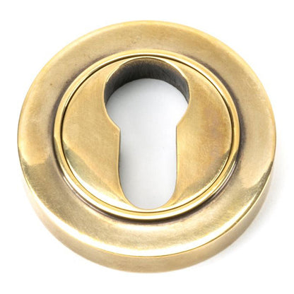 ESCUTCHEON ROUND EURO CNC PLAIN 53x8 AGBR - 45707 by MARCHES (ANVIL) ARCHITECTURAL HARDWARE