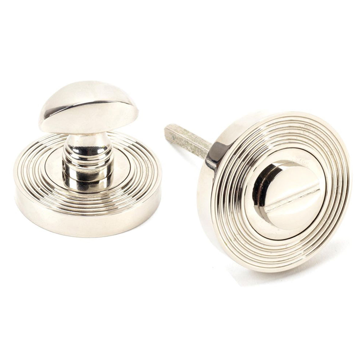 THUMBTURN SET ROUND CNC BEEHIVE 53x45 PNP