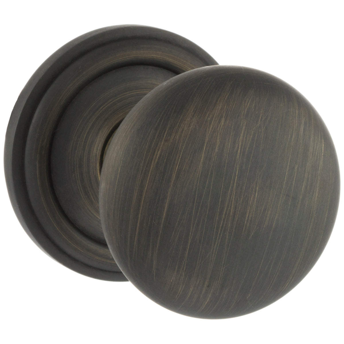 OLD ENGLISH HARROGATE MORTICE KNOB D58x70 BRZ