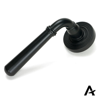NEWBURY LEVER HANDLE+ROSE UNSPRUNG BEEHIVE 126x53x64 MBK - 51328 by MARCHES (ANVIL) ARCHITECTURAL HARDWARE