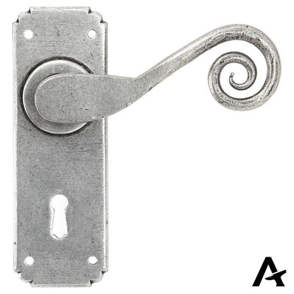 MONKEYTAIL LEVER HANDLE LOCK 126x152x57 PEW - 33615 by MARCHES (ANVIL) ARCHITECTURAL HARDWARE