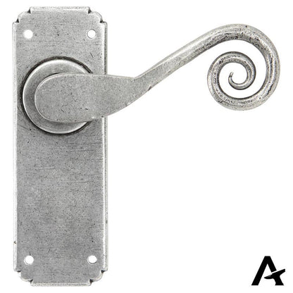 MONKEYTAIL LEVER HANDLE LATCH 126x152x57 PEW - 33616 by MARCHES (ANVIL) ARCHITECTURAL HARDWARE