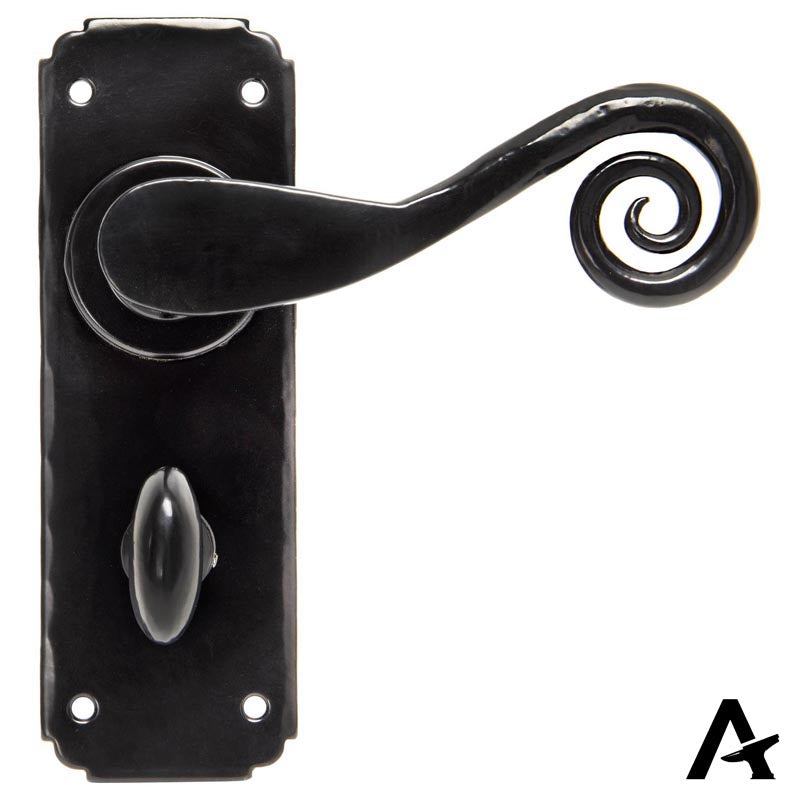 MONKEYTAIL LEVER HANDLE BATH 126x152x57 BLK