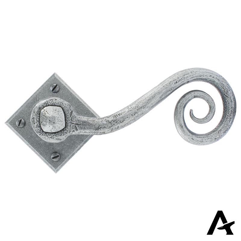 MONKEYTAIL LEVER HANDLE+DIAMOND ROSE 52x120 PEW