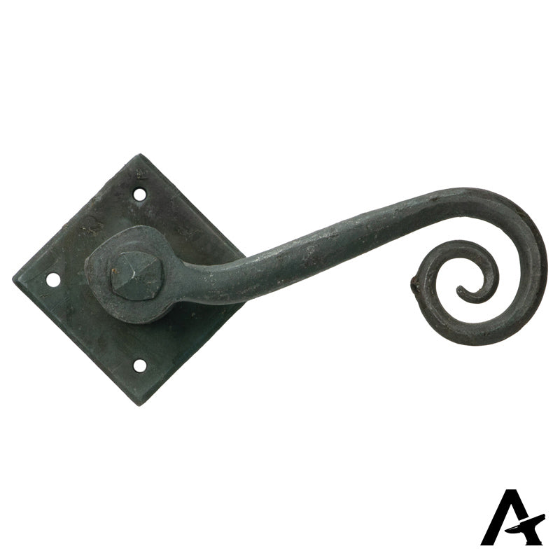 MONKEYTAIL LEVER HANDLE+DIAMOND ROSE 52x120 BWX