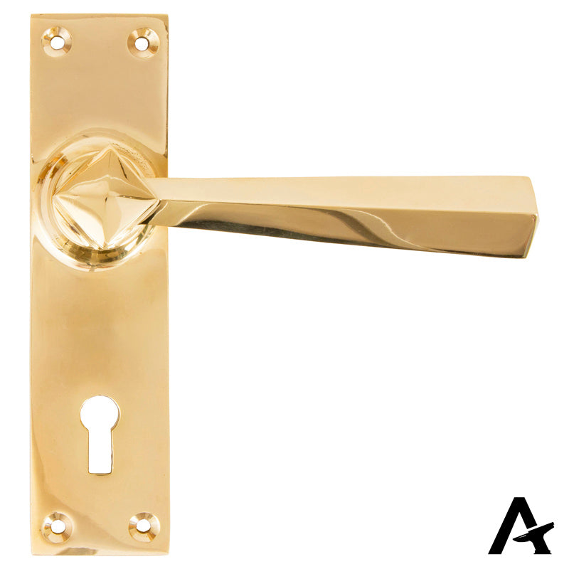 STRAIGHT LEVER HANDLE LOCK 124x148x50 PBR