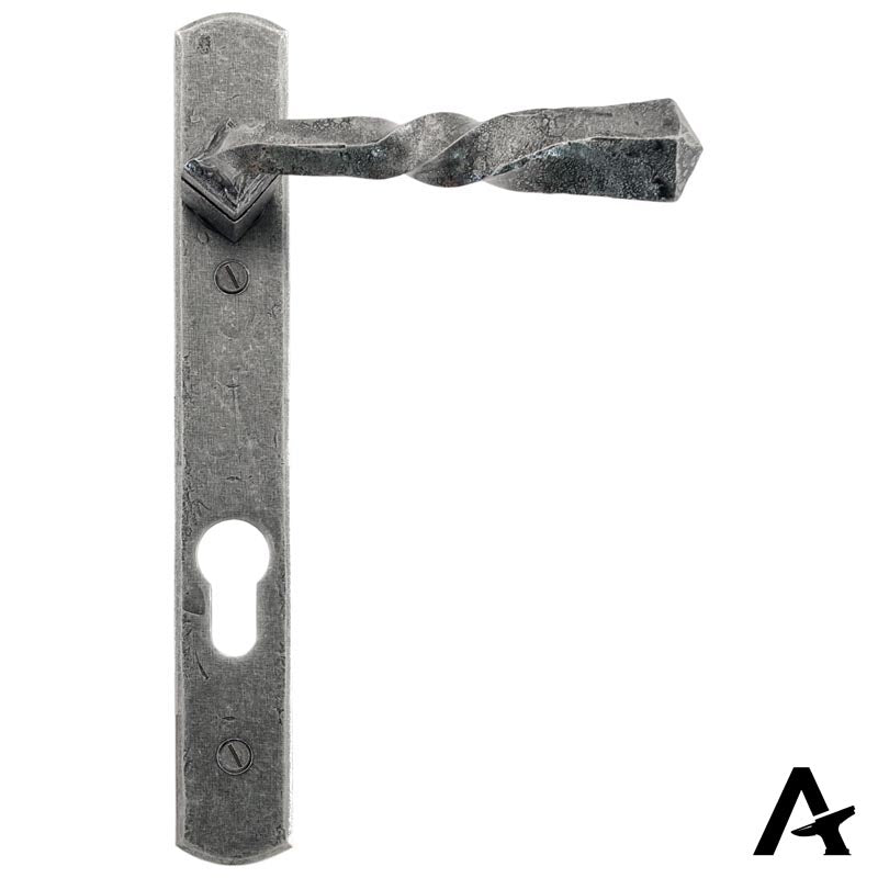 NARROW ESPAGNOLETTE LEVER LOCK 118x220x65 PEW