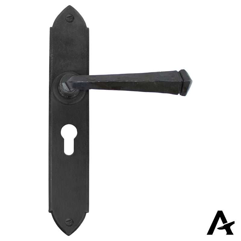 GOTHIC LEVER HANDLE EURO 125x248x64 BWX - 33269 by MARCHES (ANVIL) ARCHITECTURAL HARDWARE