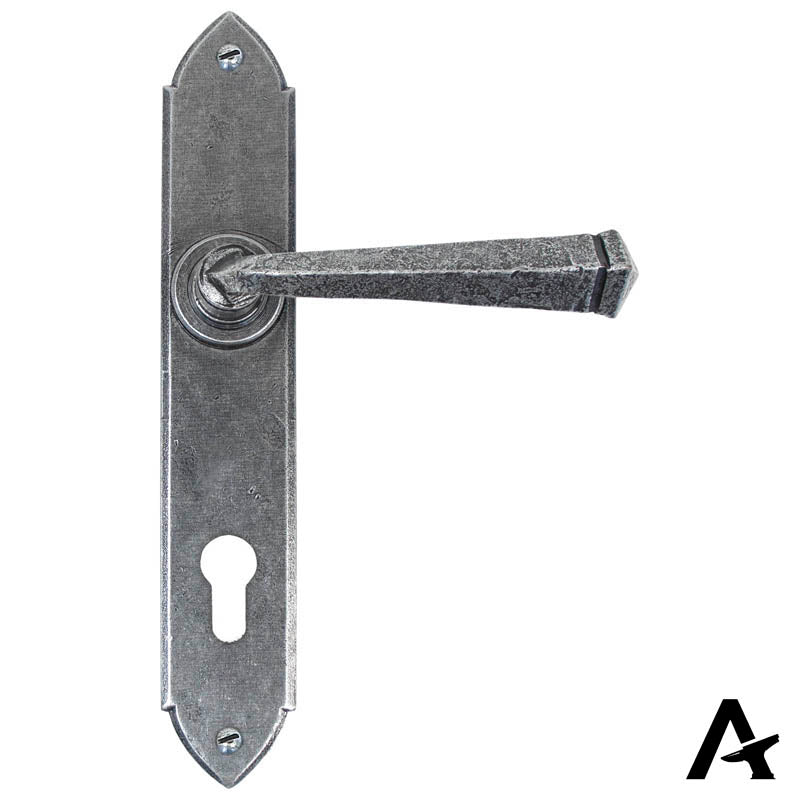 GOTHIC ESPAGNOLETTE LEVER LOCK 125x248x64 PEW