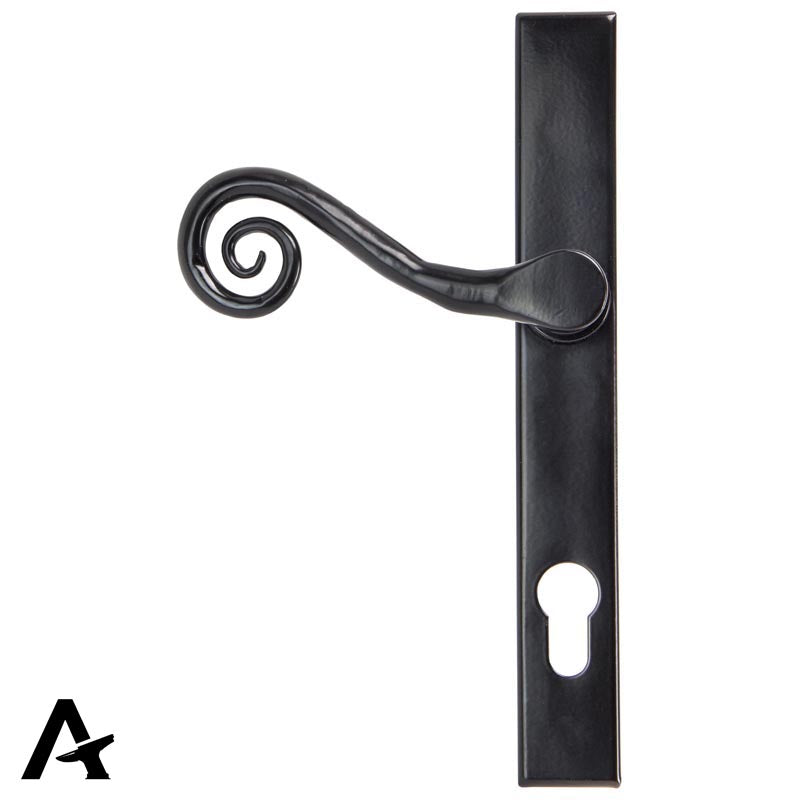 MONKEYTAIL SLIM LEVER ESPAGNOLETTE LOCK LH 128x242x58 BLK