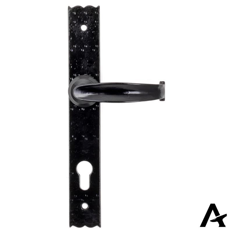 COTTAGE ESPAGNOLETTE LEVER LOCK 113x242x94 BLK