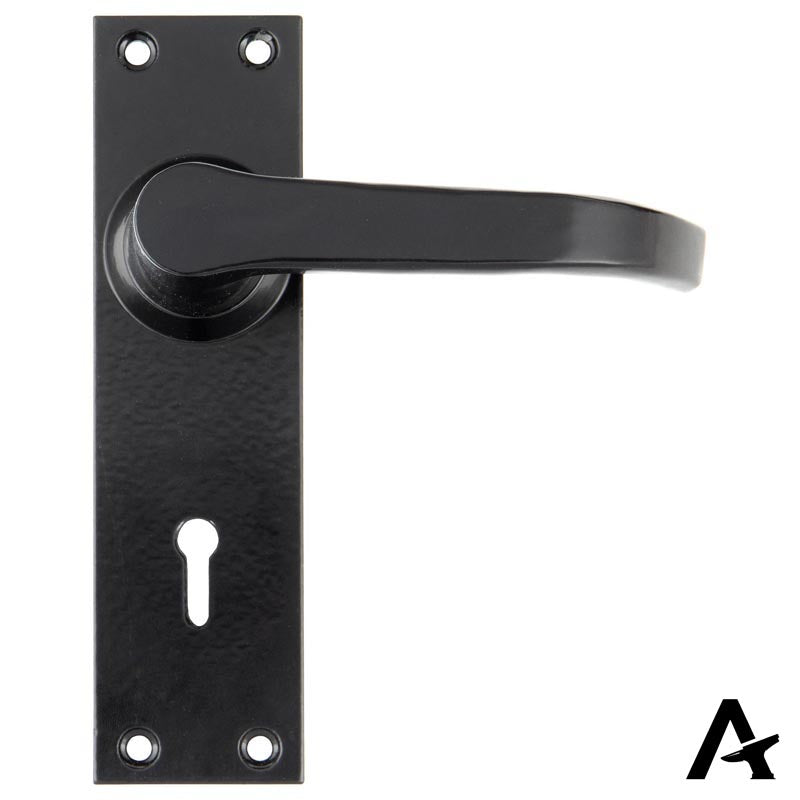 DELUXE LEVER HANDLE 113 LOCK BLK