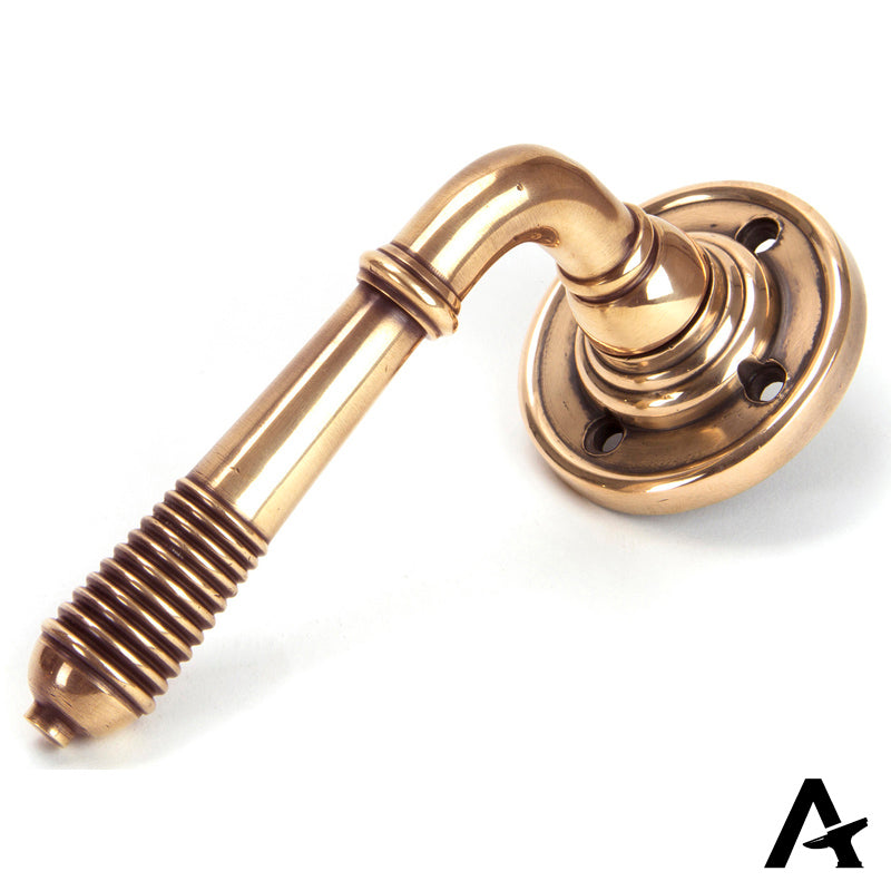 REEDED LEVER HANDLE+ROSE SPR 123x60x70 PBZ