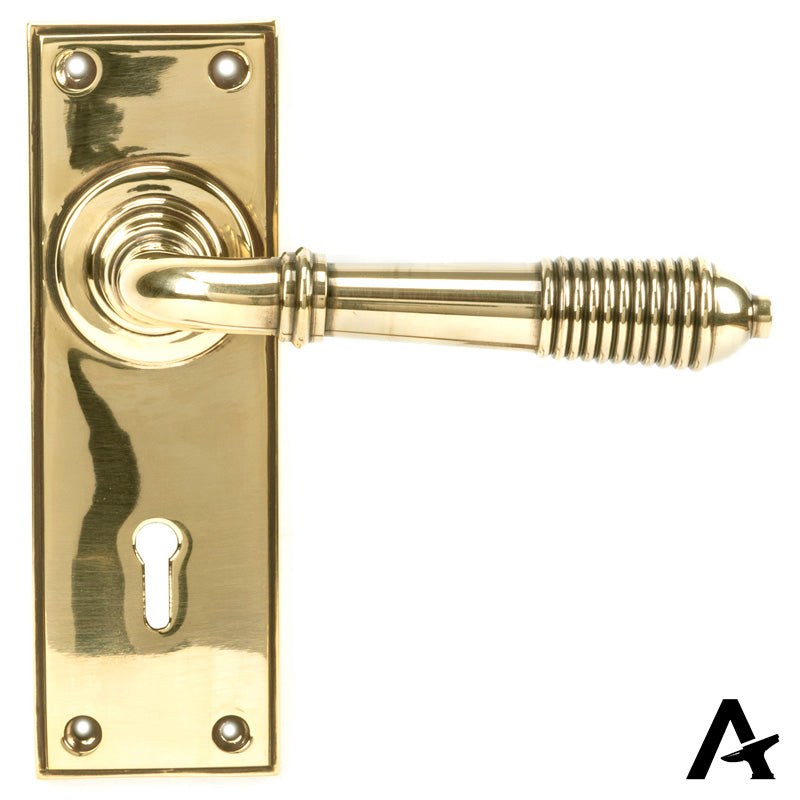 REEDED LEVER HANDLE LOCK 123x152x70 AGBR