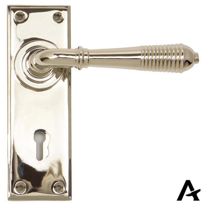 REEDED LEVER HANDLE LOCK 123x152x70 PNP - 33324 by MARCHES (ANVIL) ARCHITECTURAL HARDWARE