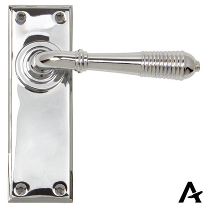 REEDED LEVER HANDLE LATCH 123x152x70 PCP - 33307 by MARCHES (ANVIL) ARCHITECTURAL HARDWARE