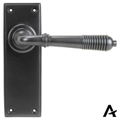 REEDED LEVER HANDLE LATCH 123x152x70 AGBZ - 83954 by MARCHES (ANVIL) ARCHITECTURAL HARDWARE